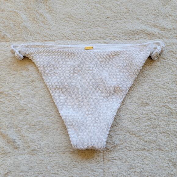 Hollister White Textured Swimwear Bottom - Picture 2 of 3